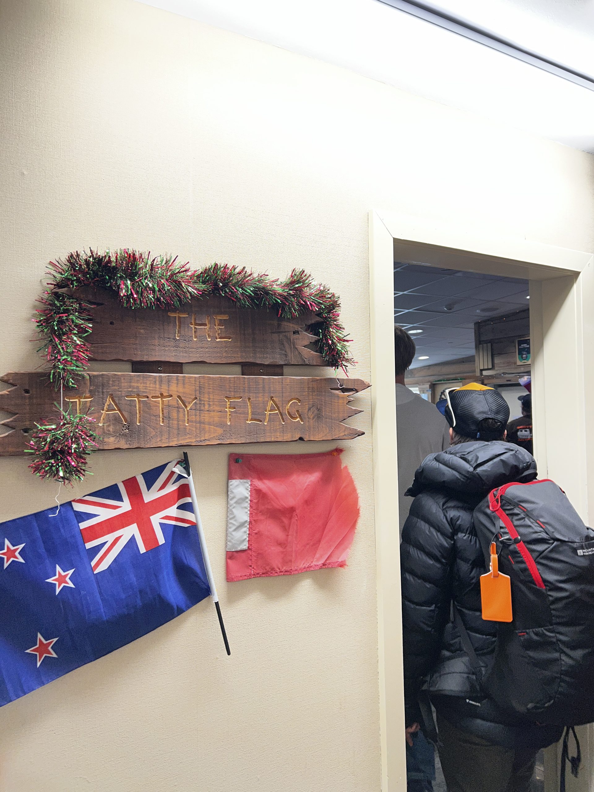 The Tatty Flag bar at Scott Base