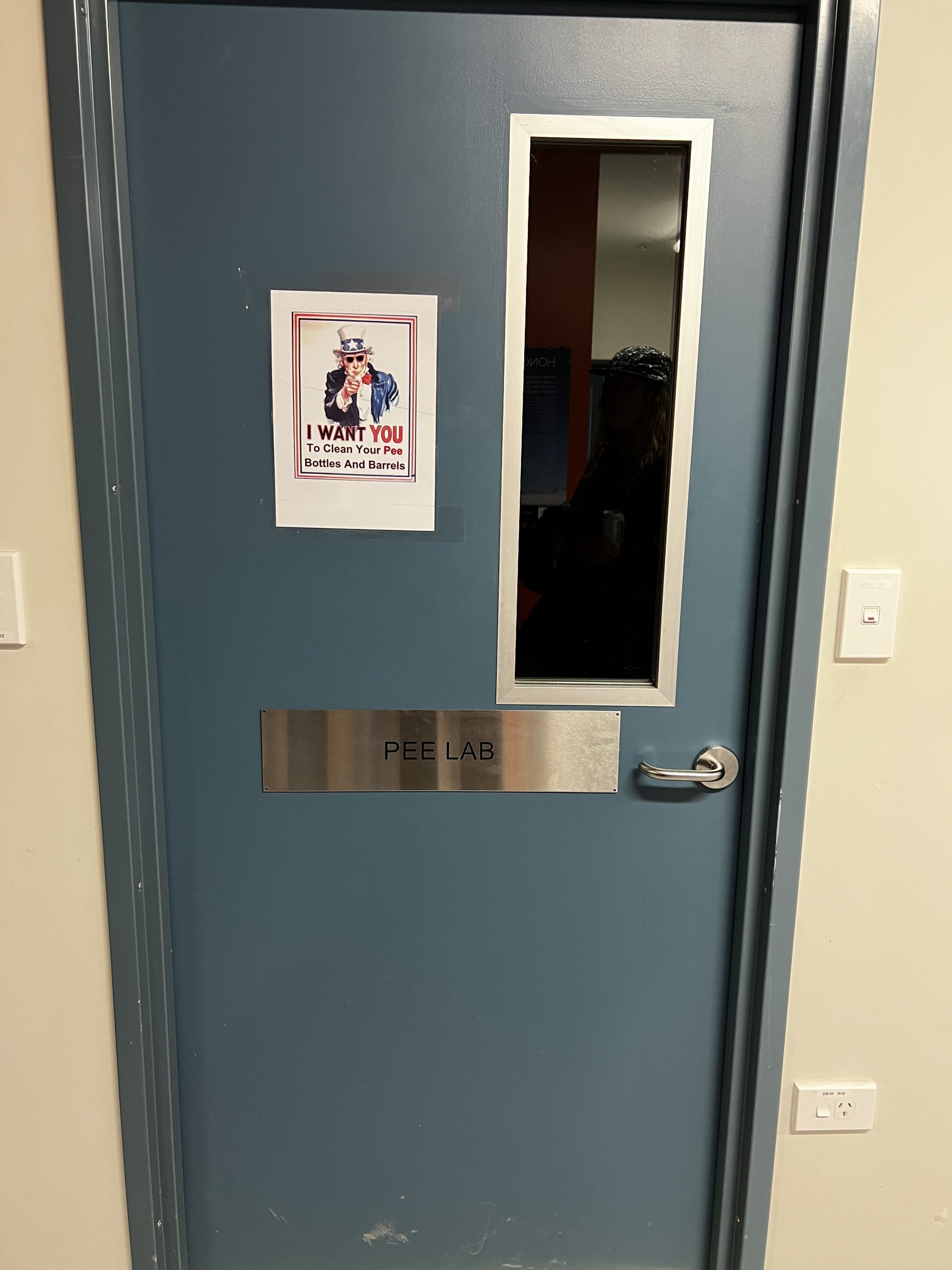 Pee Lab at Scott Base