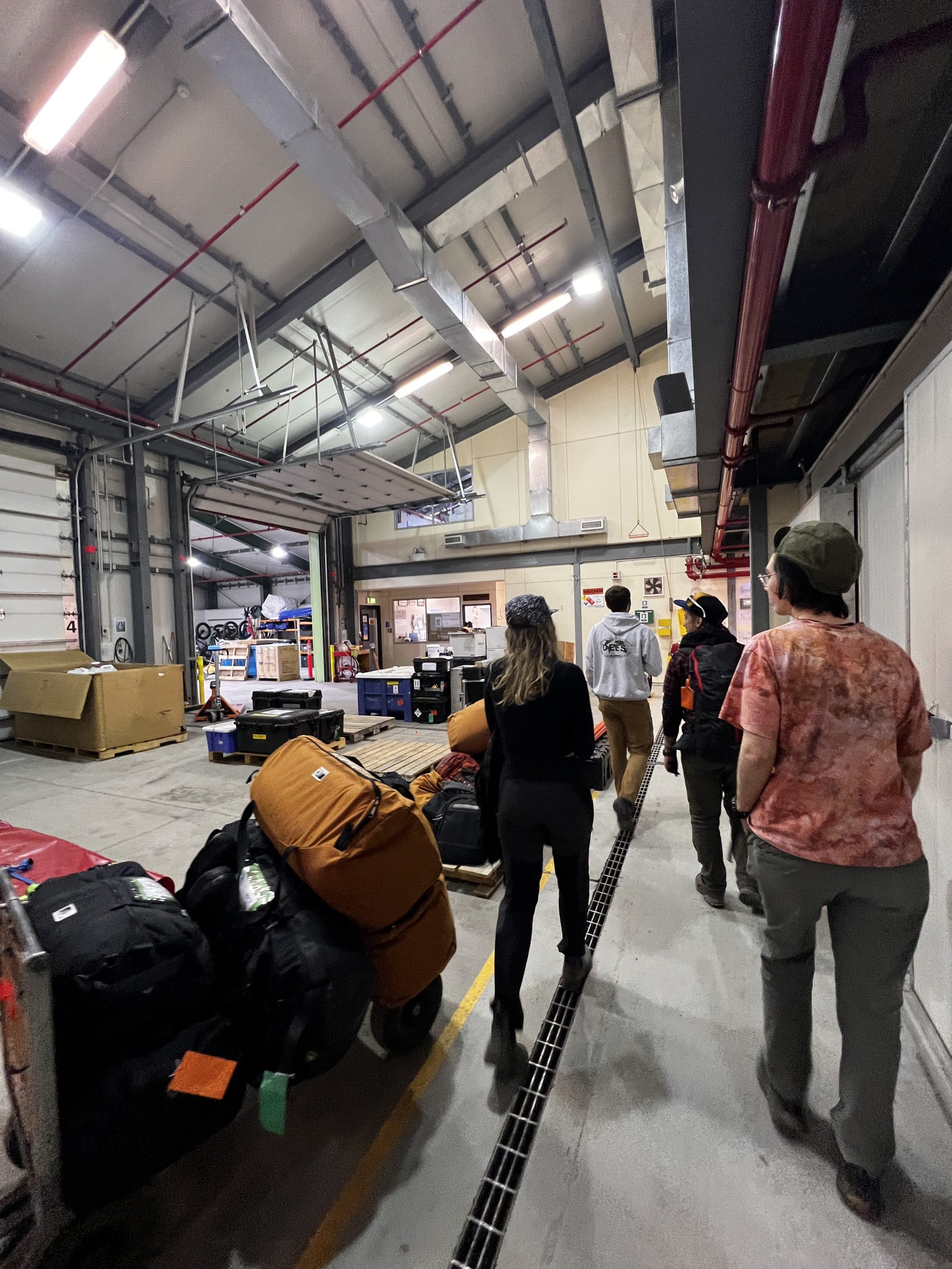 Scott Base's cargo room