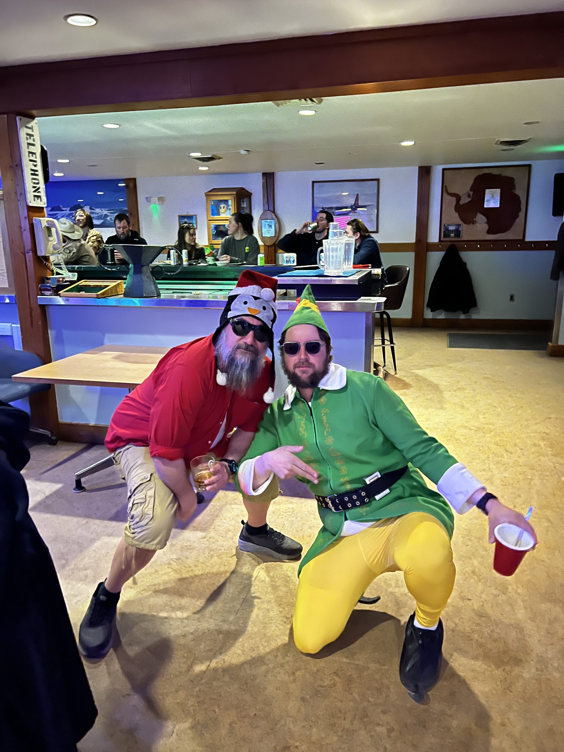 The Santa and Elf contest winners