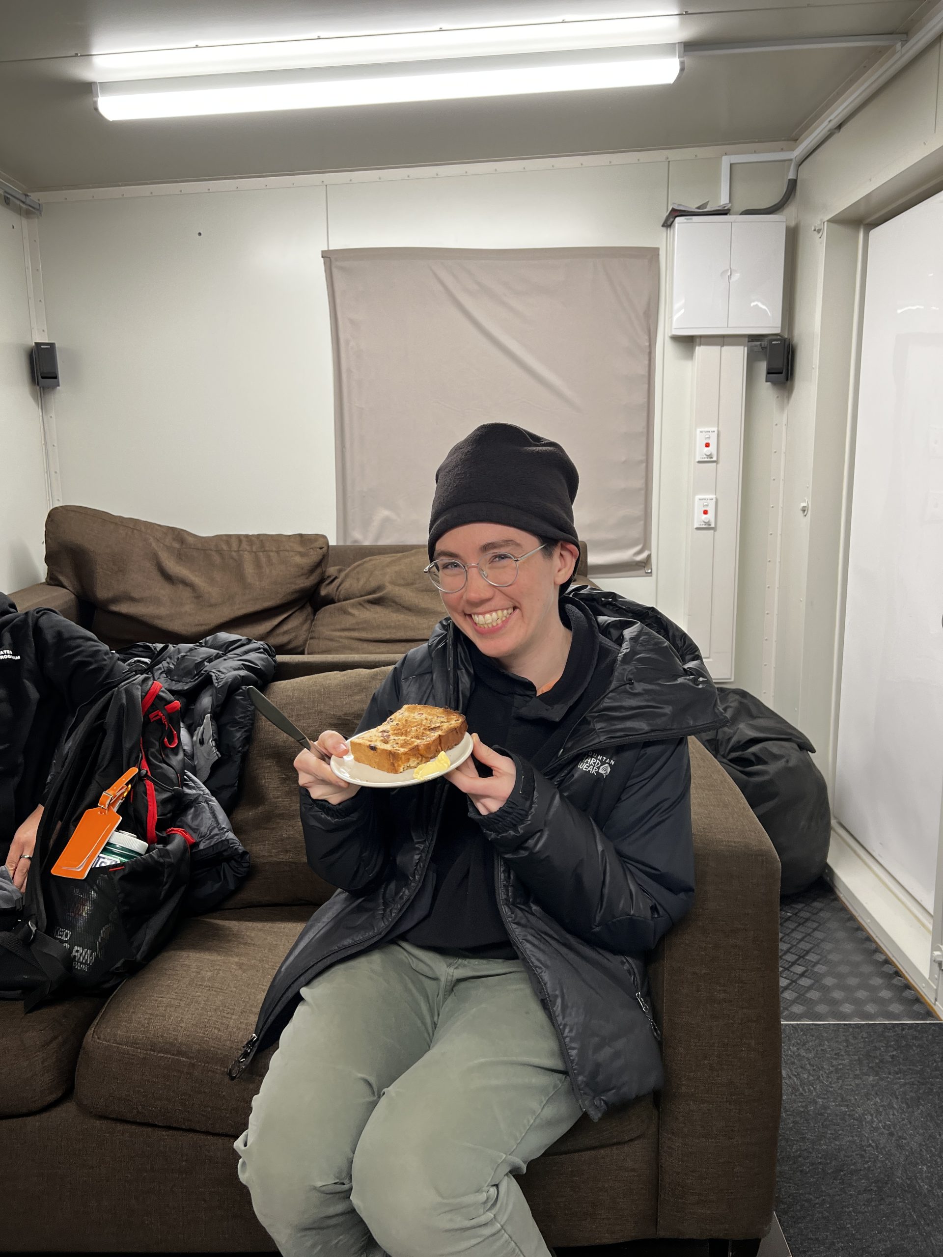 Ellen and her fruit bread