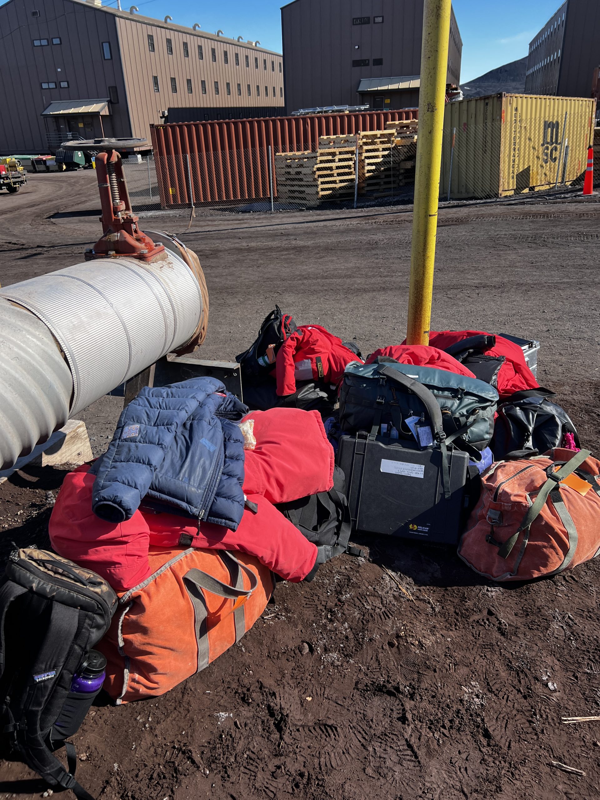 Almost all of our bags, ready to go!