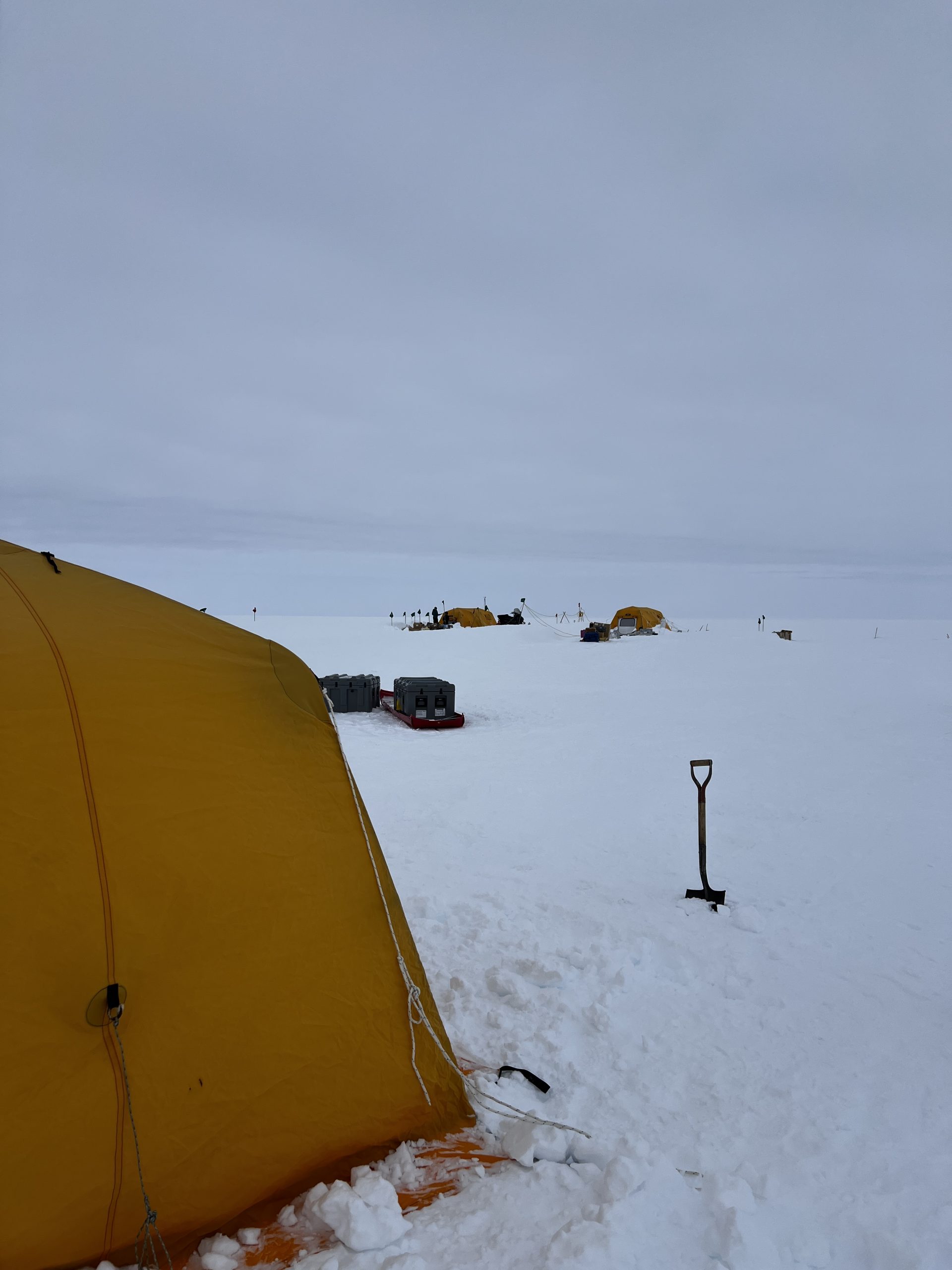 View of FAST's and our kitchen tents