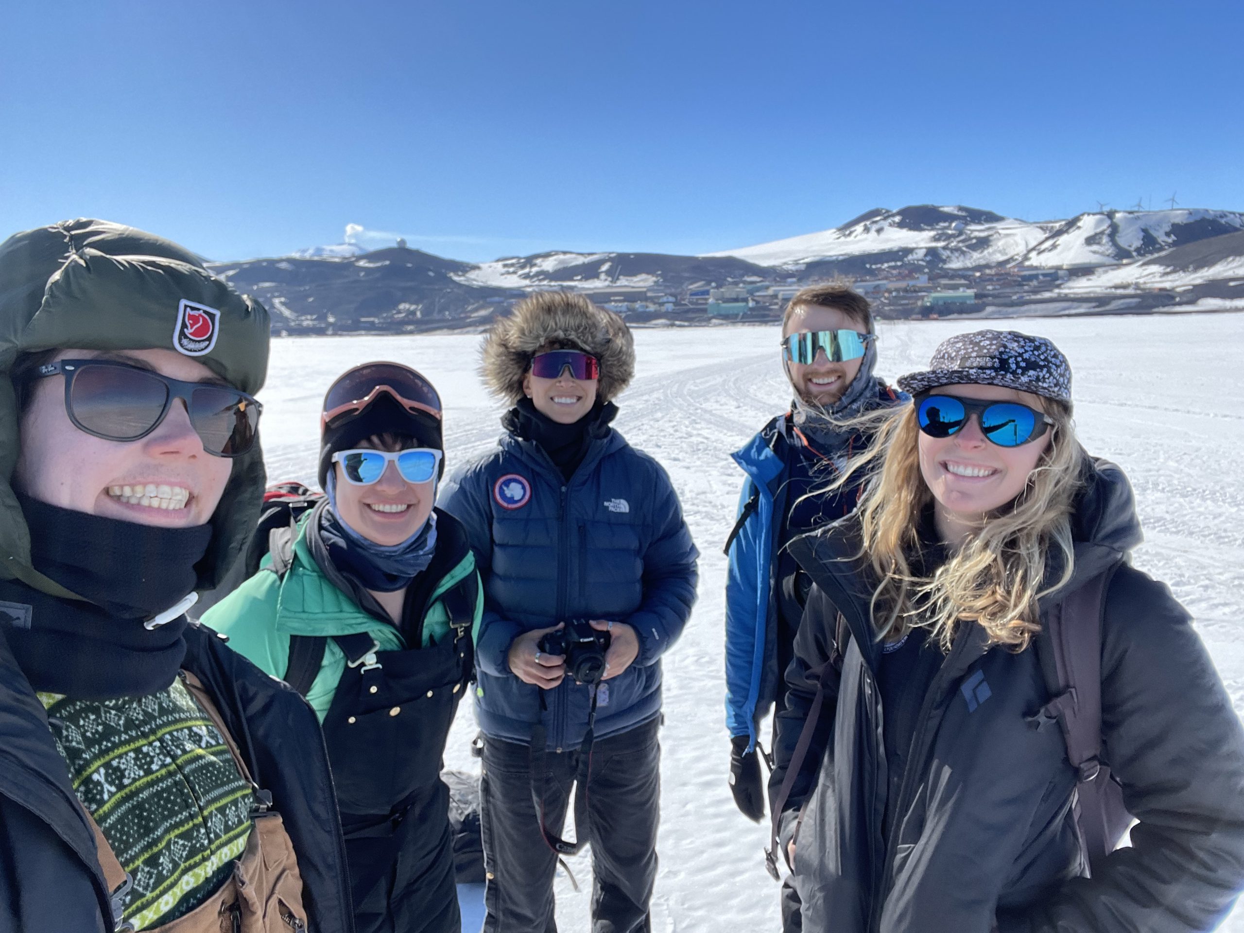 Selfie with Sam on Cape Armitage