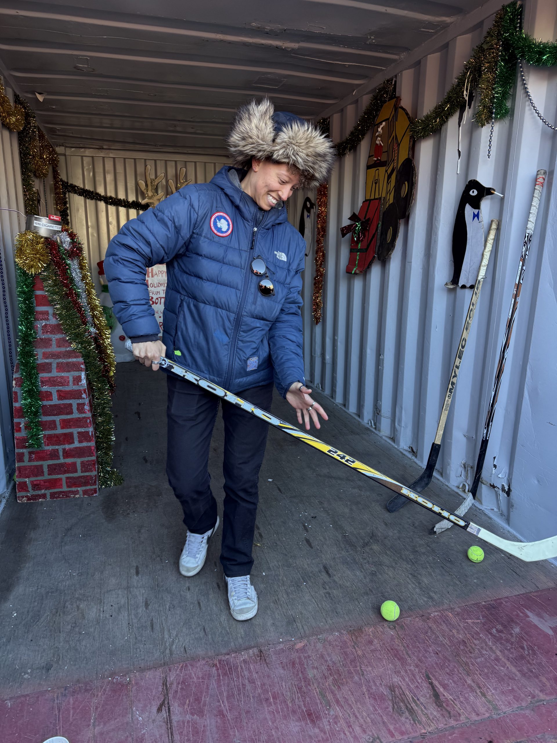 Finally I found hockey gear