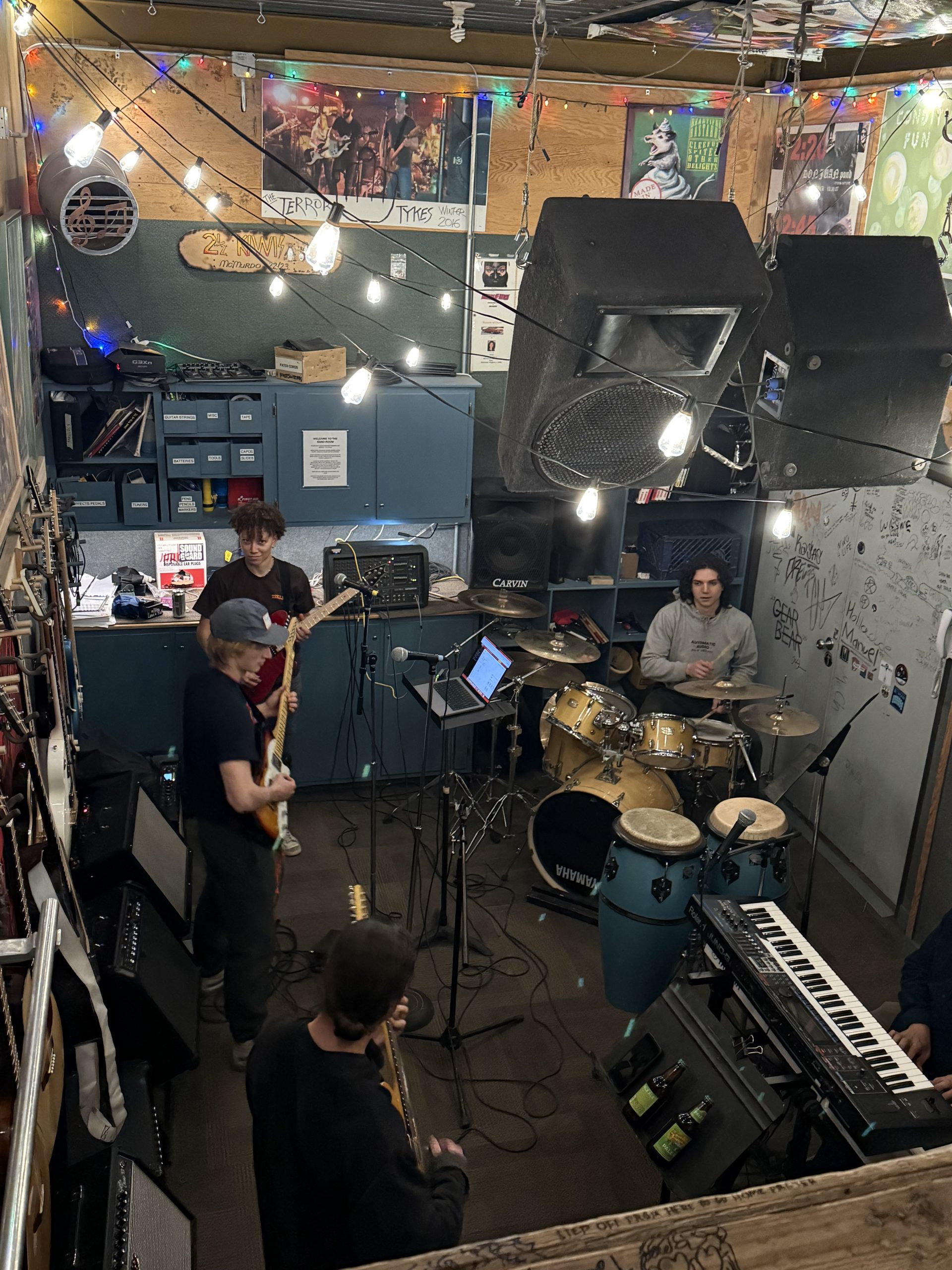 Me and the band rocking out