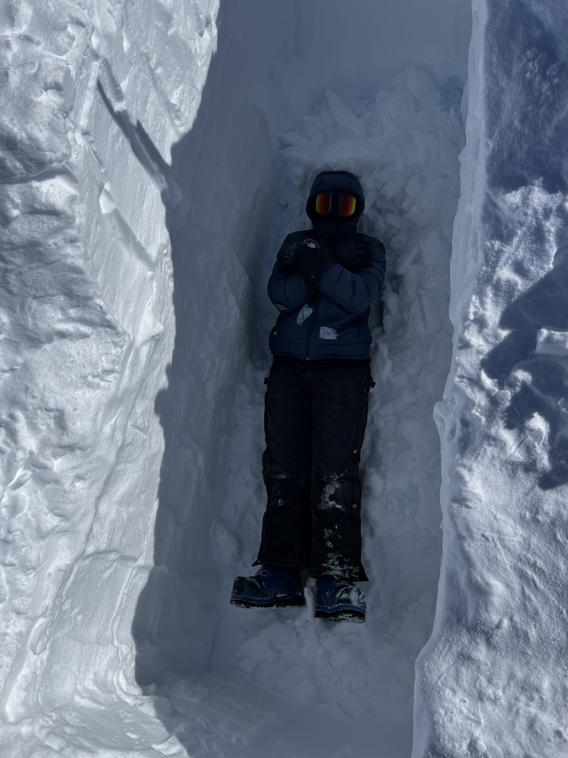 Testing out the battery coffin