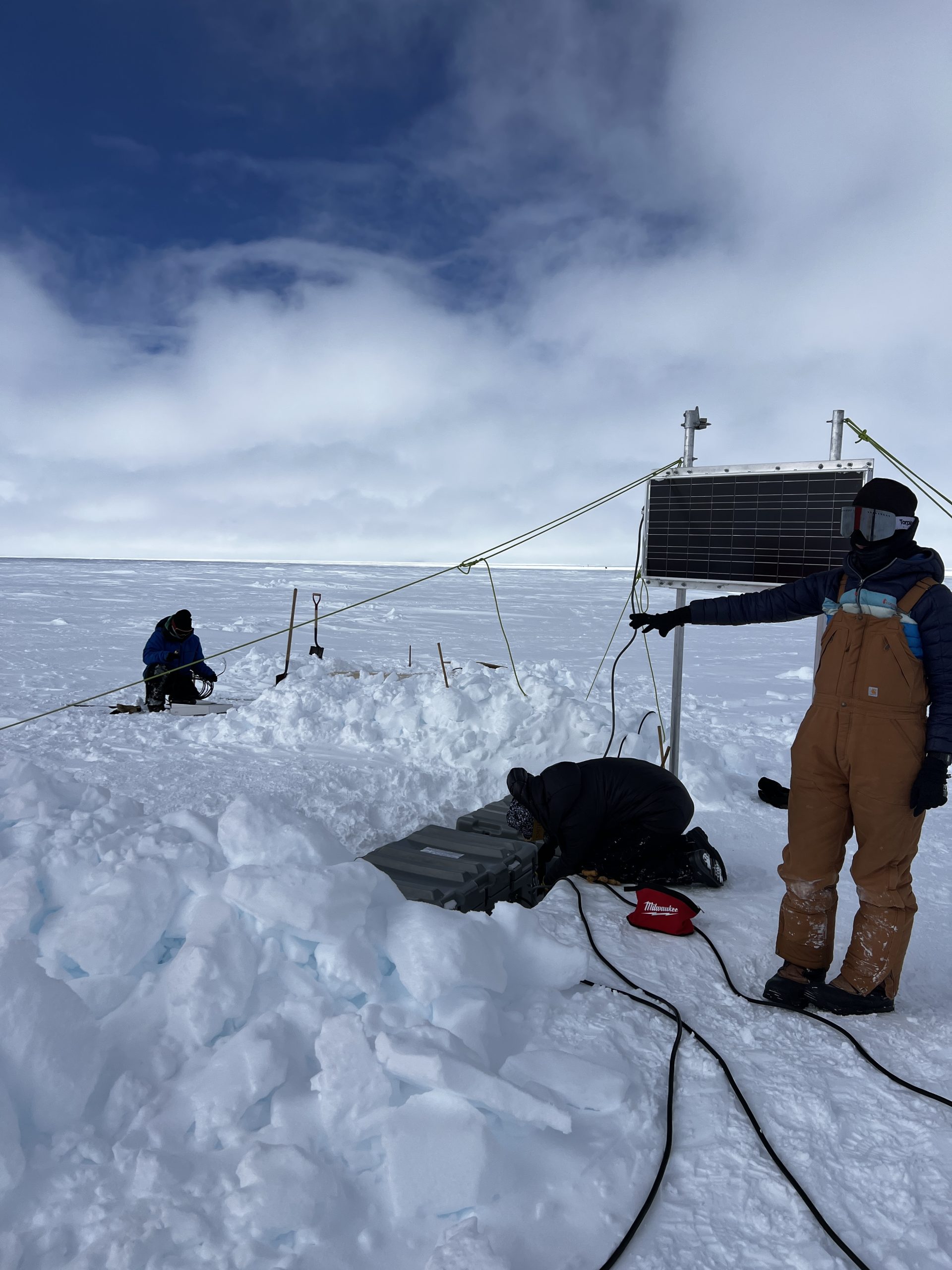 Ellen's mic drop after putting the solar panel in