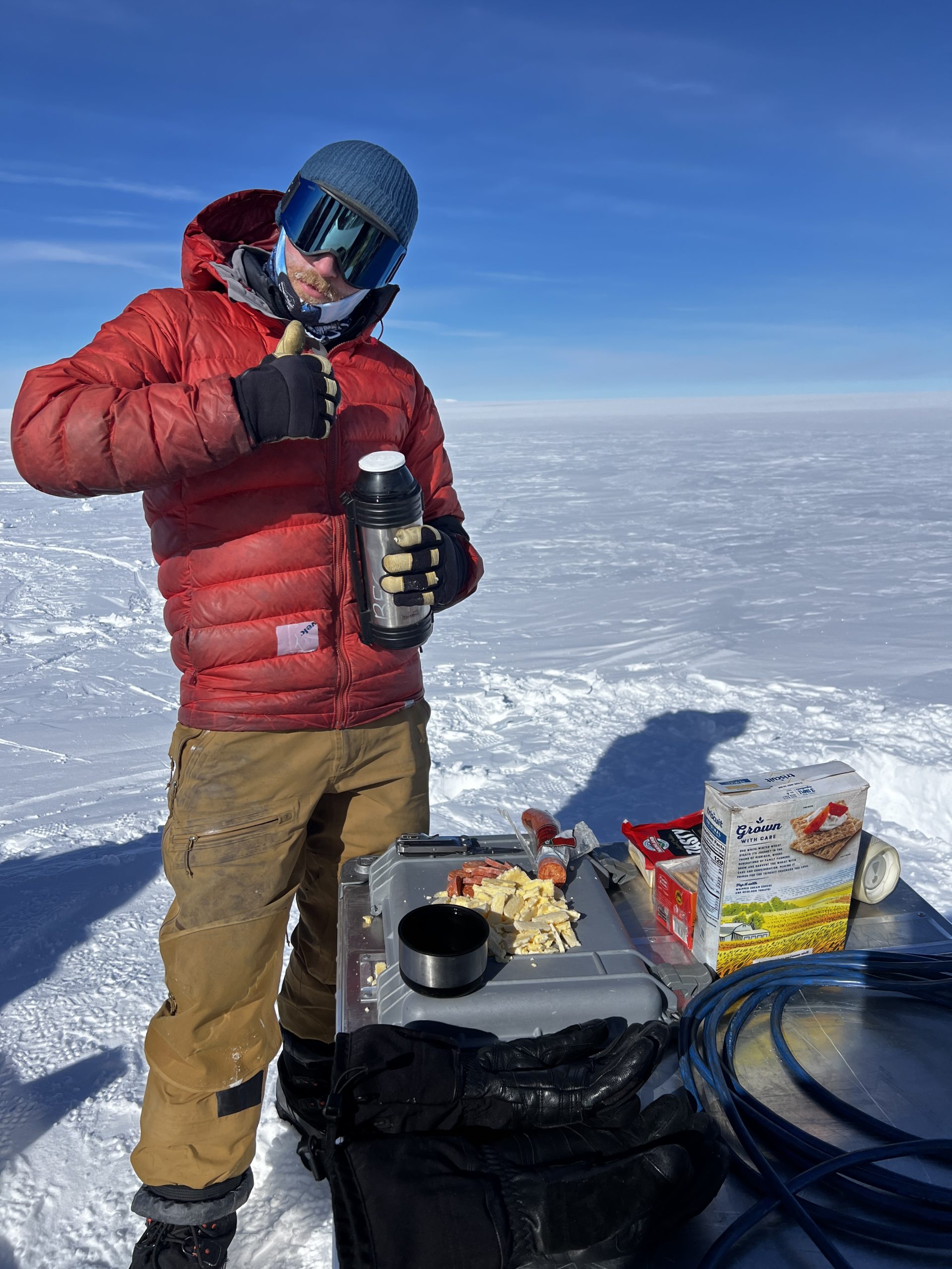 Forest, making a charcuterie board