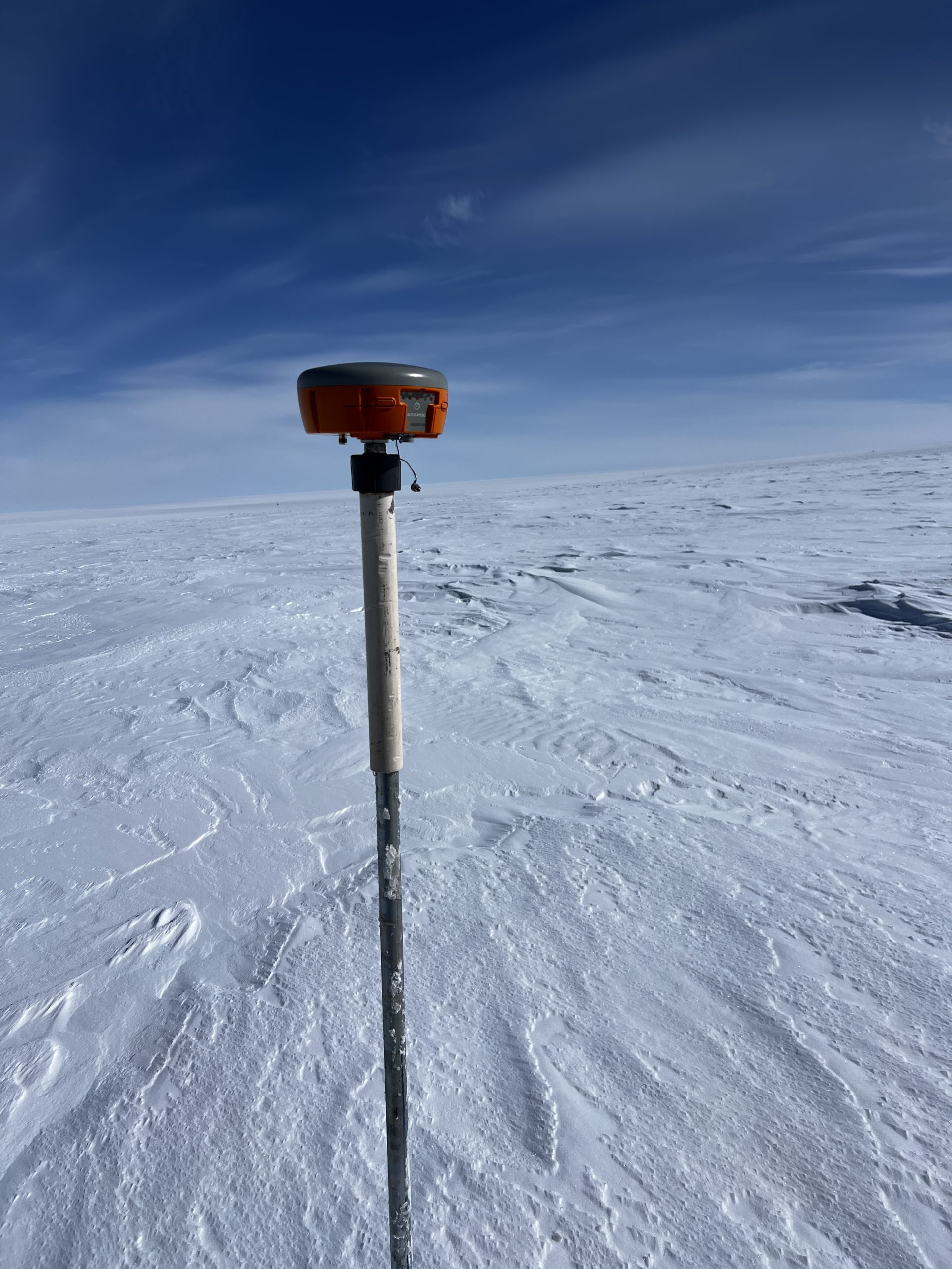 A lovely piece of conduit with the GNSS on top