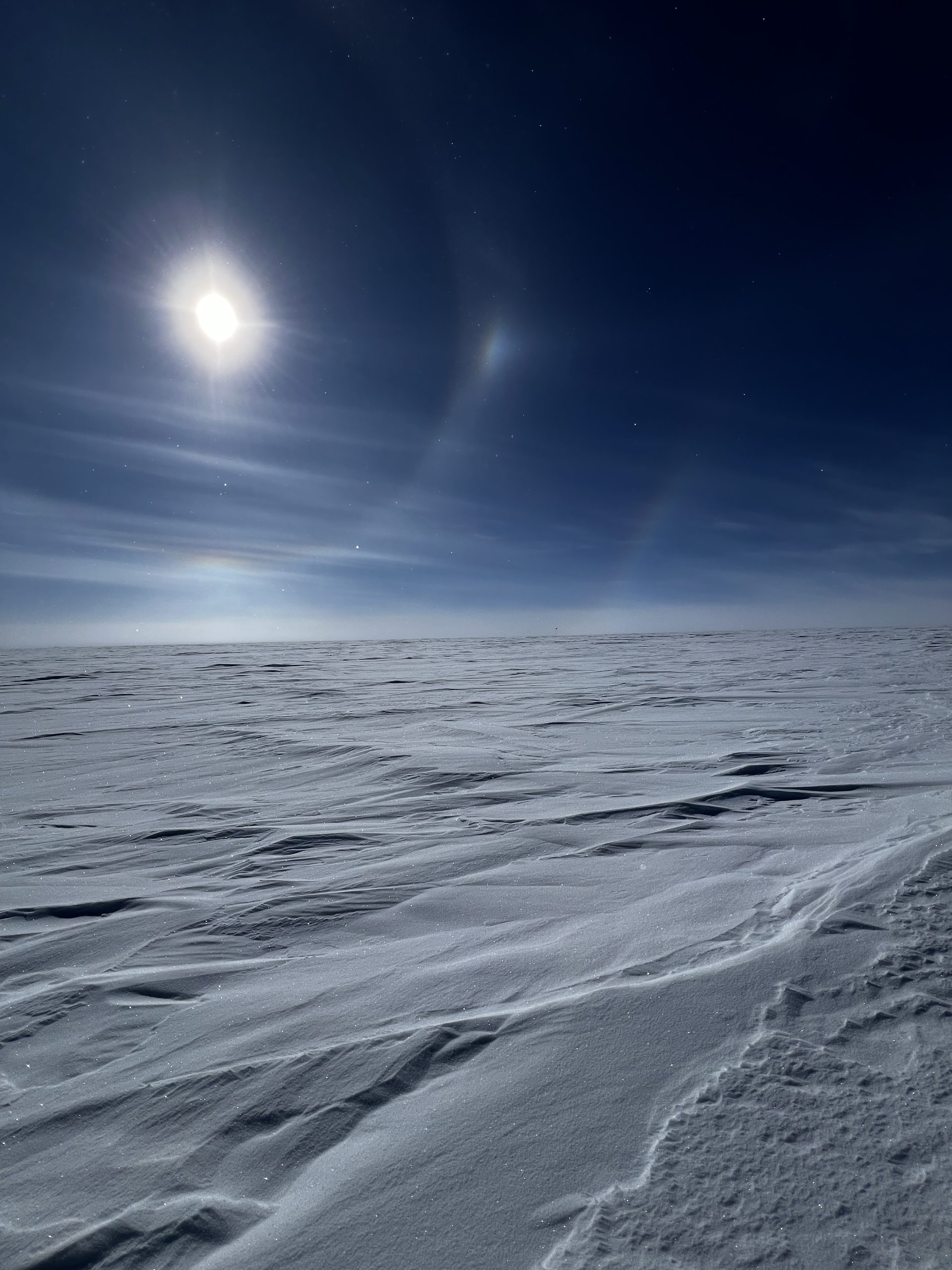 Double rainbow/sundog!
