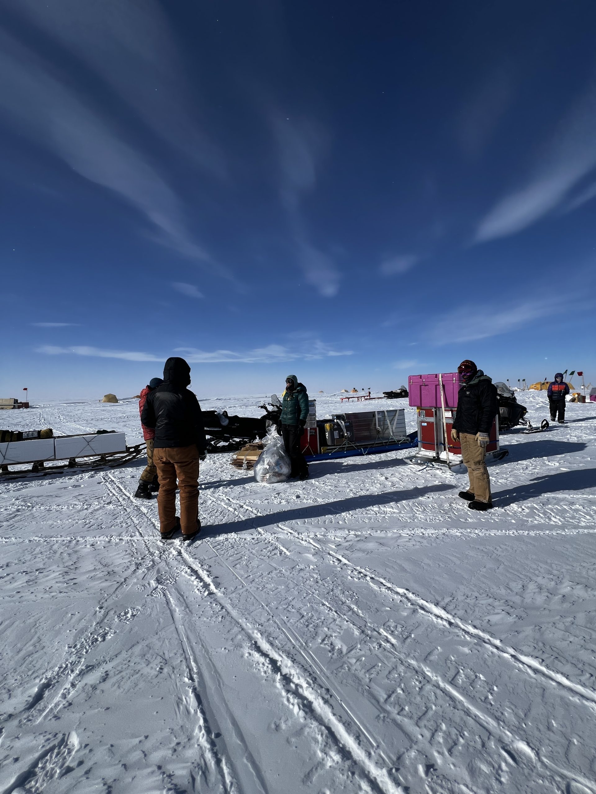 Loading up cargo for a take-out flight