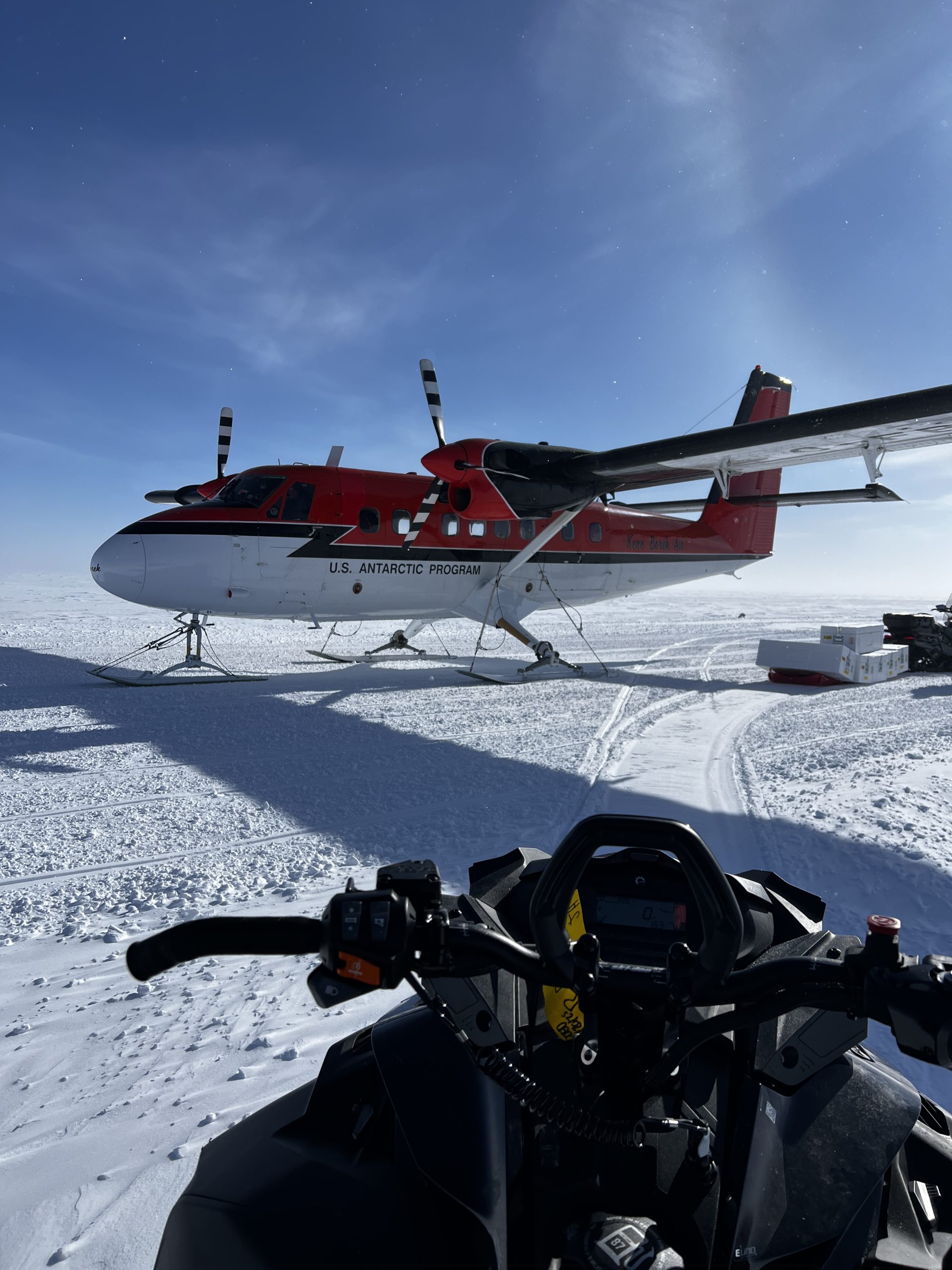 The Twin Otter, ready to be loaded