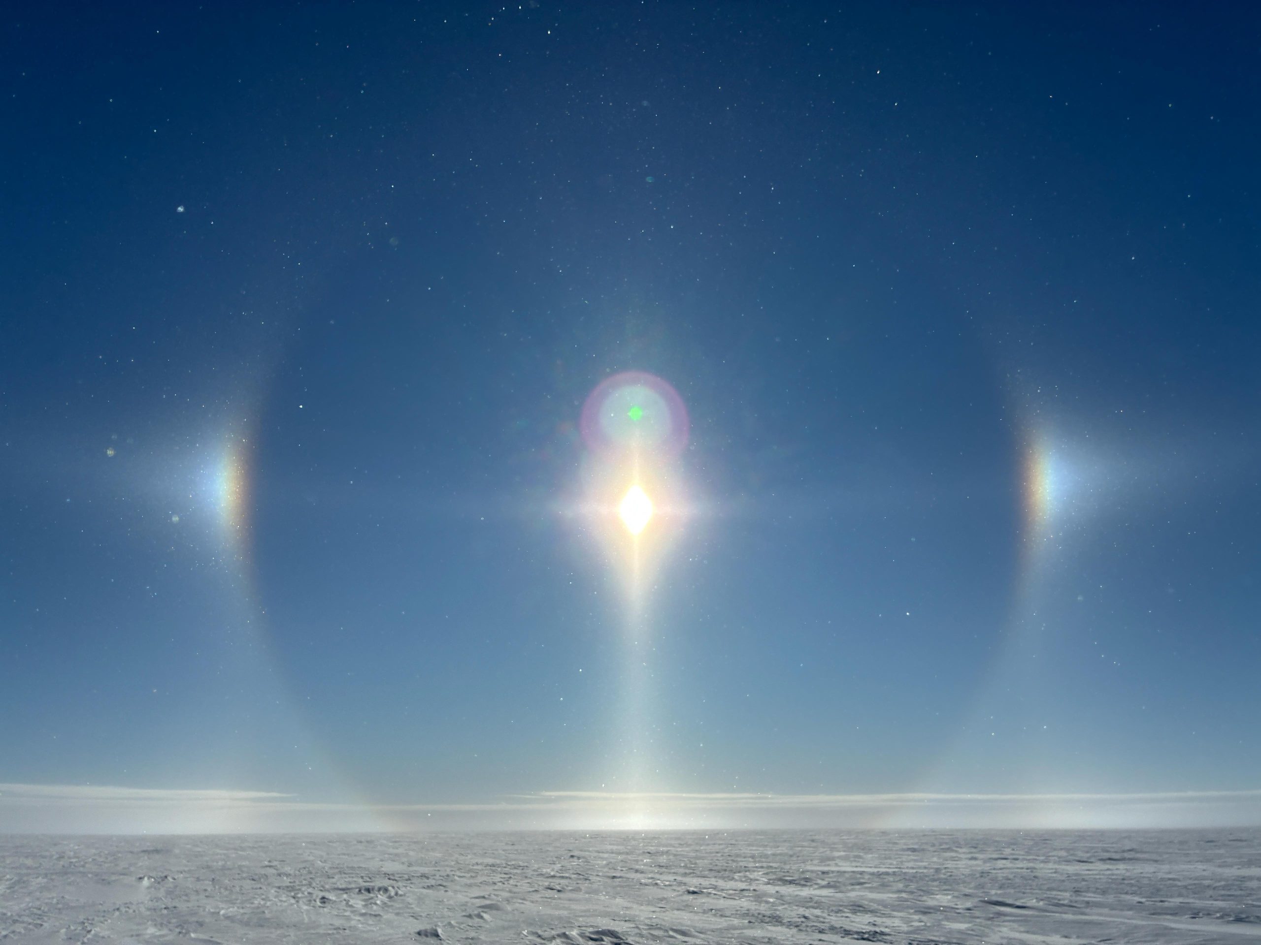Sun dog captured by Elliot