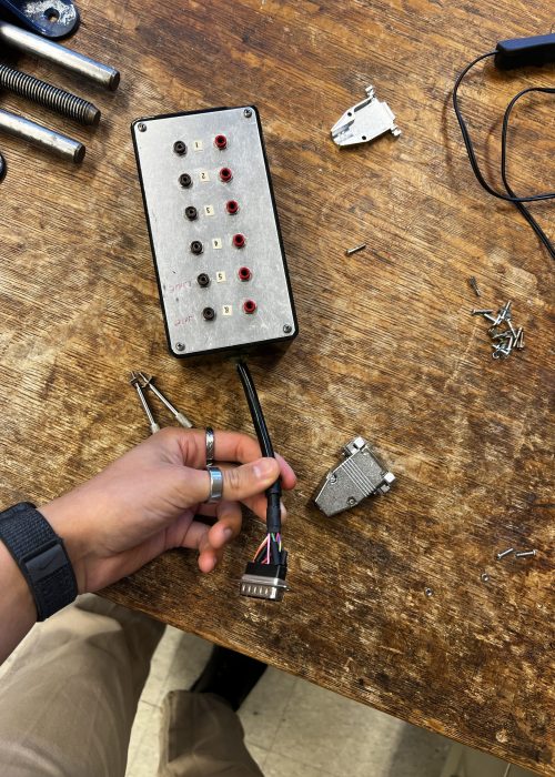Wiring and assembling a box to measure temperature