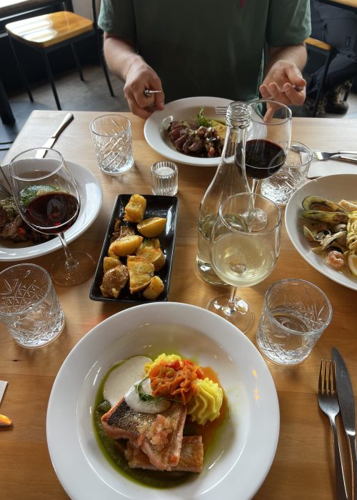 Our last (fancy) dinner