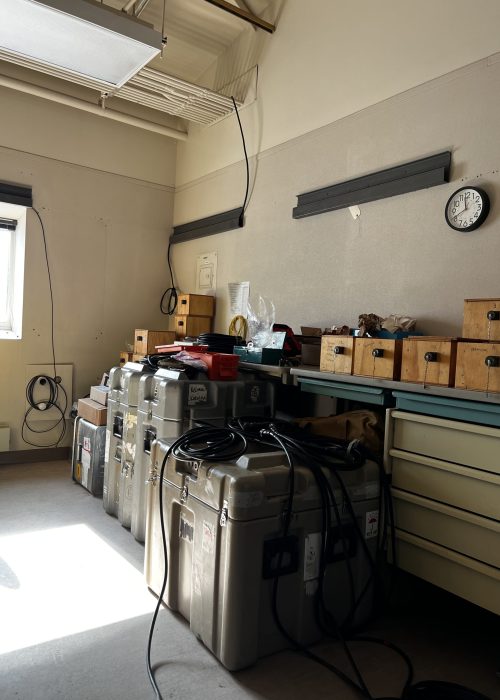 Eighteen strain gauges hanging out in the office