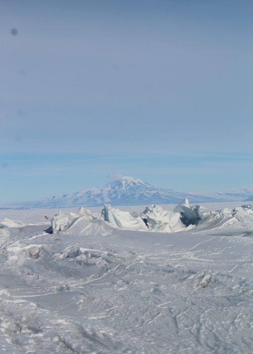 More pressure ridge and volcano views